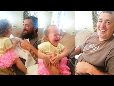 Baby doesn't recognize dad without beard